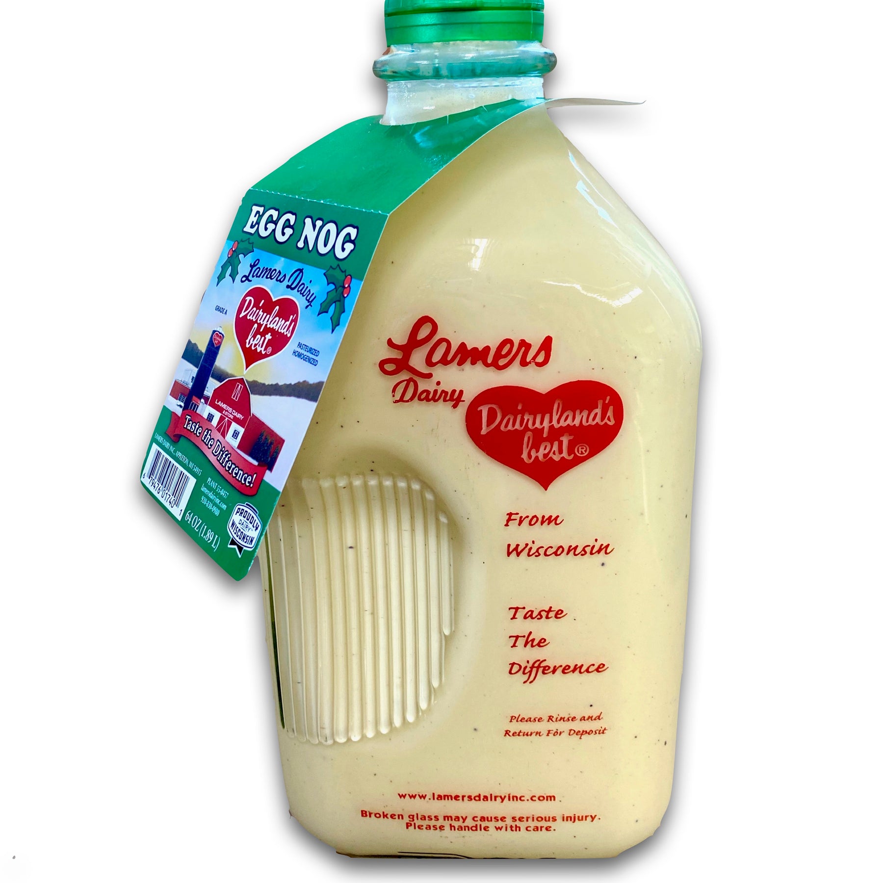 Egg Nog Plastic Half Gallon - Country Fresh® Dairy